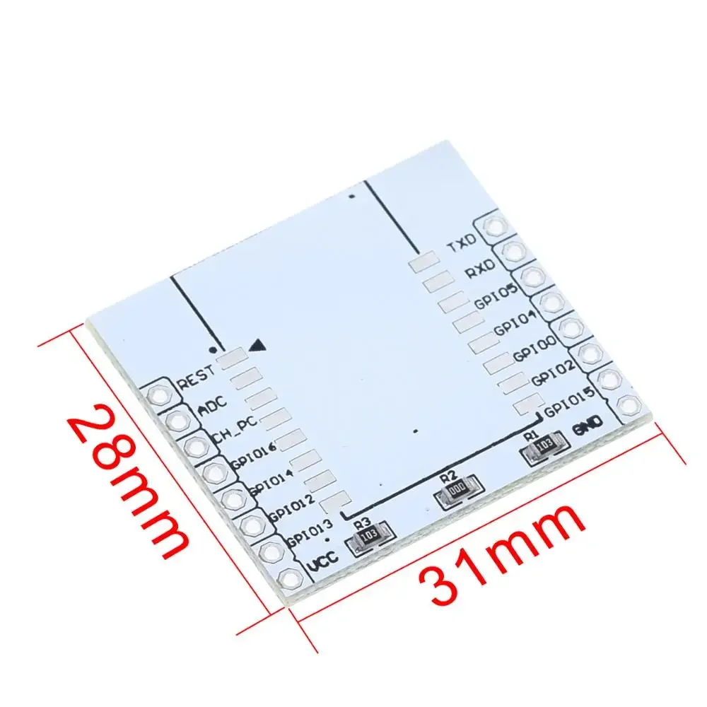 1/3/5/10PCS ESP8266 Serial WIFI Module Adapter Plate Applies To ESP-07, ESP-08, ESP-12E