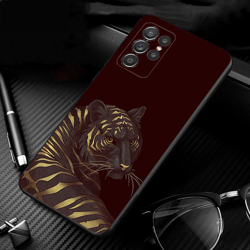 

Japanese tiger art tattoo designs Phone Case For Samsung Galaxy S25 S24 S23 S22 S21 Ultra S24 S23 S22 S21 S25 Plus S24 S20 FE