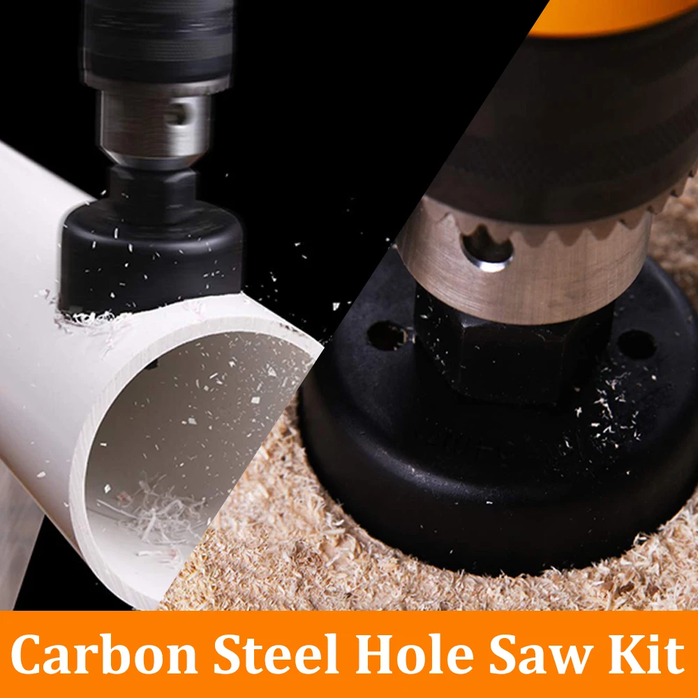 5/8/13pcs Hole SAW Kit 19-127mm HOLE CUTTER Drill bit TOOL Hole SAW set for wood Plastic wood CUTTER