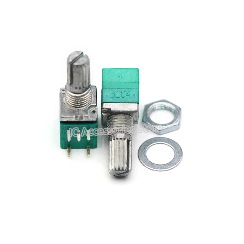 10pcs 5-pin|RV097NS Single link audio amplifier potentiometer with switch B1K/5K/10K/20K/50K/100K