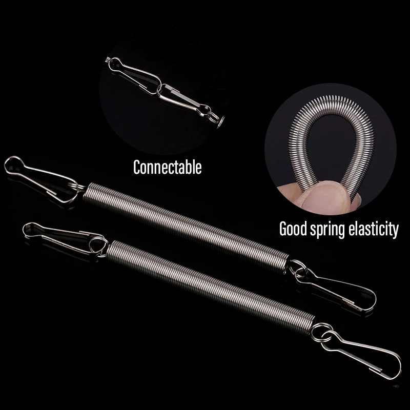 5/10pcs Pet Rabbit Cage Replacement Springs  3.1 Inch with 2 Clips Fastening Water Bottle for Rabbit Hamster