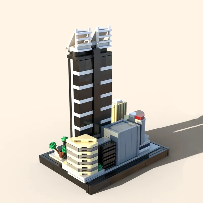 ตัวต่อ MOC Brookfield Place ชุดสถาปัตยกรรม 335 ชิ้น ของขวัญคริสต์มาส ไอเดียสร้างสรรค์ ของเล่นตัวต่อ ของขวัญวันเกิดสำหรับเด็ก