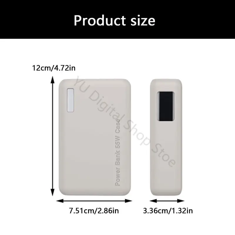 96BA Displayfenster-Powerbank-Abdeckung für 20000 mAh 55 W PB545 Powerbank-Schutz – Detail 6