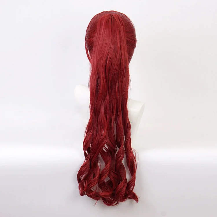 THE ROYAL P5R Ayaka Kasugaya Cosplay Wig With Large Tiger Clips In Red Micro