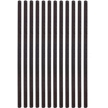 誘導された端のミニ弓のこ刃、黒の鋼、急速な切断、金属、プラスチック、ハンドツール、150mm、24tpi、20個