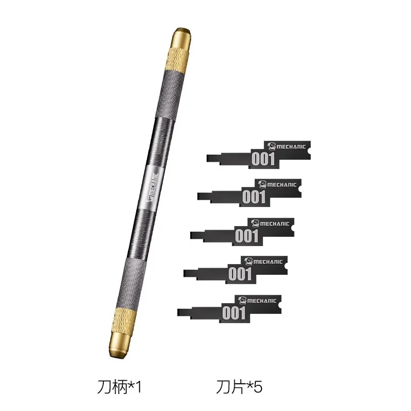 

MECHANIC Glue Removal Tool Set Rust-Proof Stainless Steel Blade for Mobile Phone Motherboard Disassembly Screen Bracket Repair