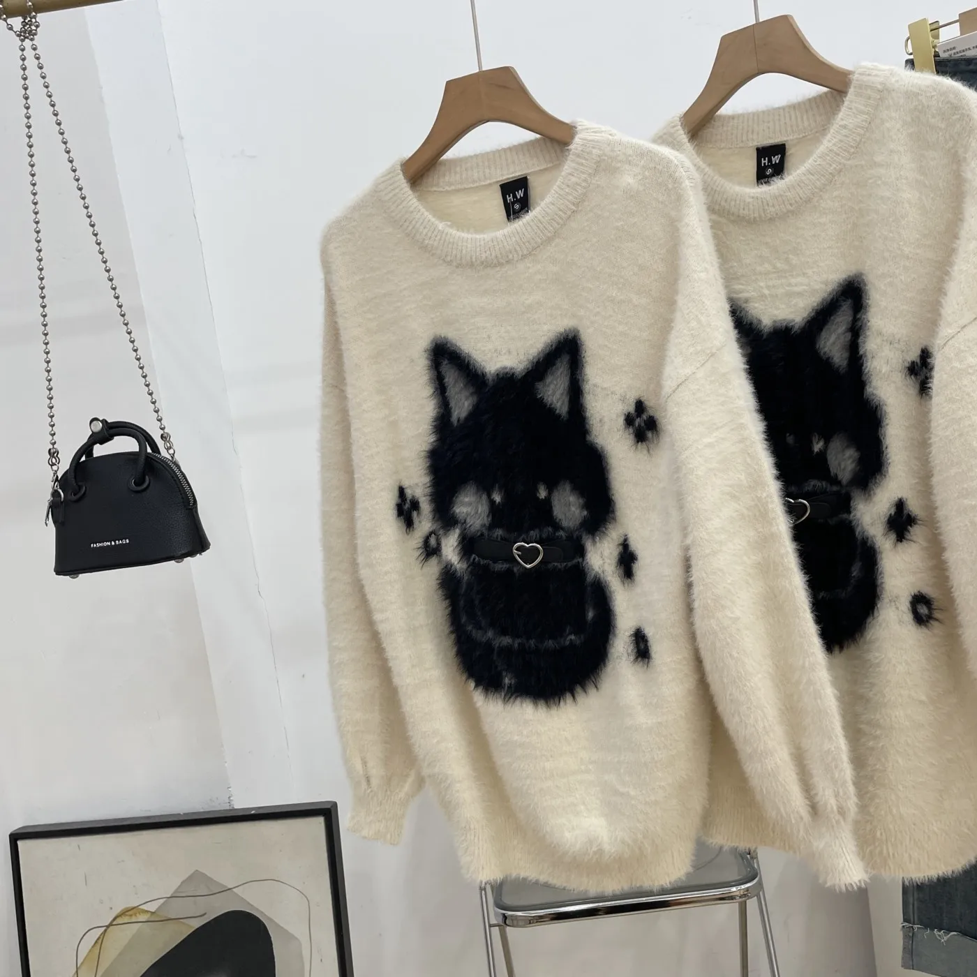 

Свободный длинный свитер Sve round Ne, простой женский модный базовый трикотаж с круглым вырезом, весенний сезон, повседневный крой