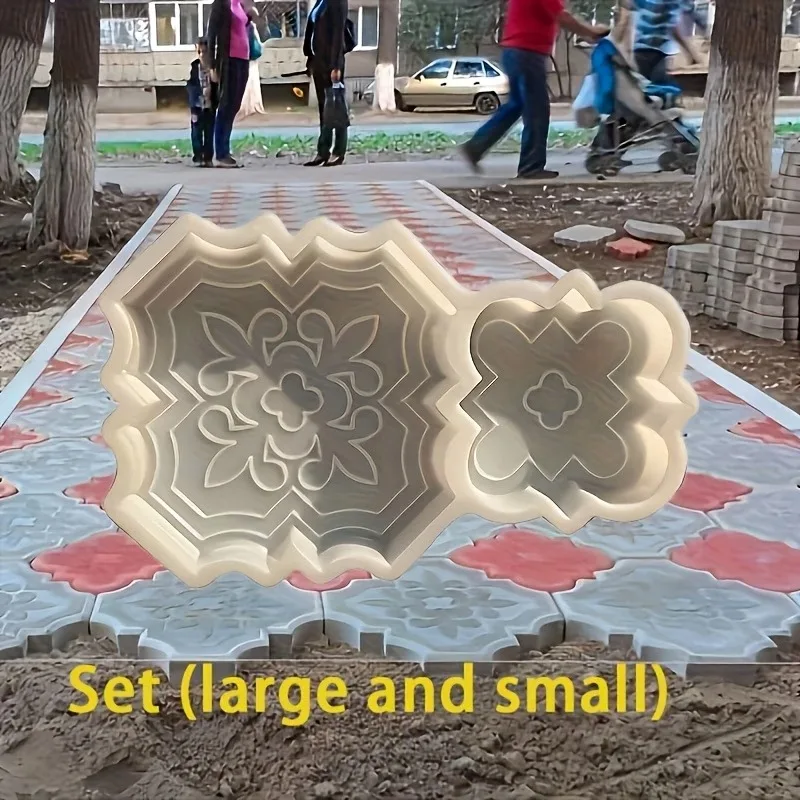 DIY Non-Slip Brick Mold Set | Non-Slip, Durable, Practical | Concrete Paving, Cement Stepping Stones, Garden & Walkway Casting