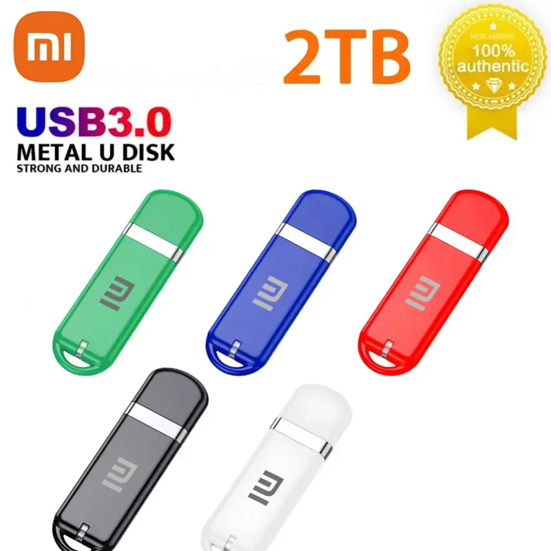 Xiaomi 1TB 3.0 USB Flash Drive Metal High-Speed Pen Drive 2TB 512GB Waterproof Type-C Usb memoria For Computer Storage Devices