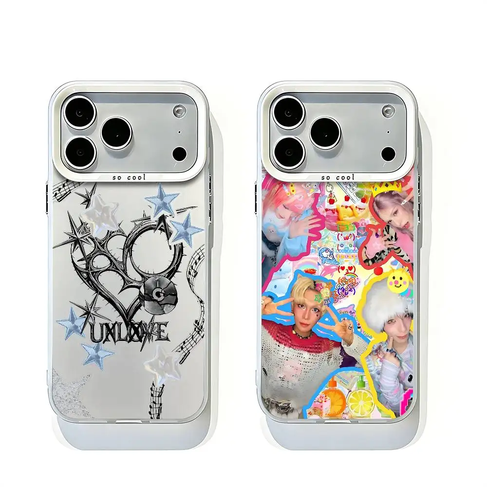 

X-XLOVS White Matte Large Lens Frame Cover For iPhone 12 11 14 13 17 16 15 Pro Max Mini Plus E