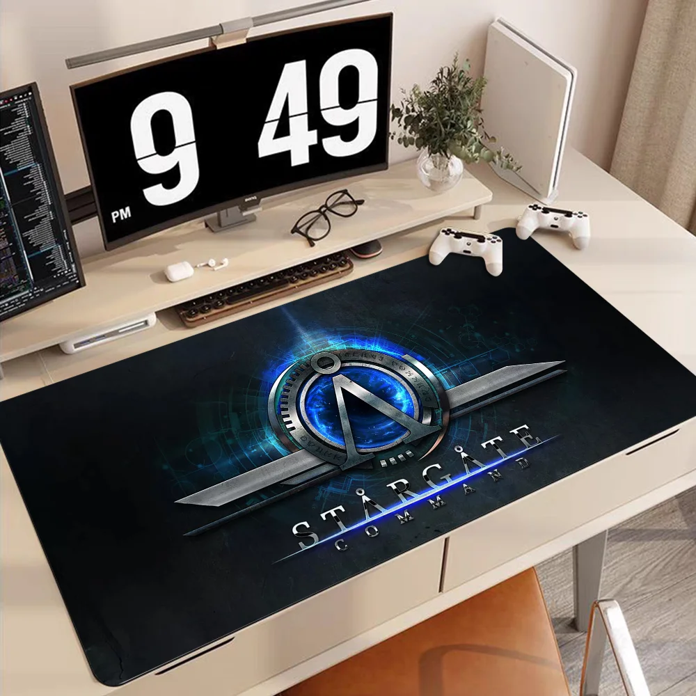 Stargate Atlantis Mousepad 90x40cm Big Keyboard Mat Table Mat Students Gamer Desktop Mousepad Gaming Mouse Pad for PC Mouse