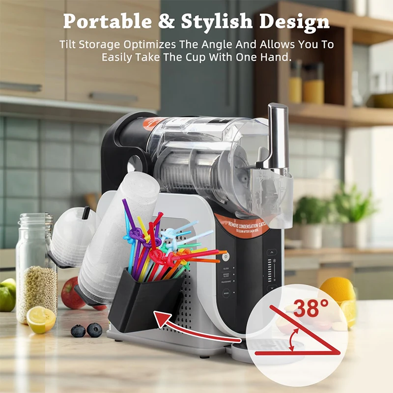 Organizer Cangkir untuk Mesin Ninja Slushie FS301 & FS300-3-in-1 Tempat Dudukan Samping untuk Cangkir
