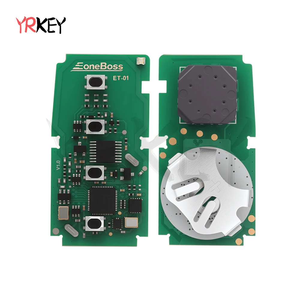 YRKEY -Eoneboss ET‑01 4D 8A Global Universal Remote Key Fob For Toyota Highlander RAV4 Camry Avalon Corolla LandCruiser Car Key