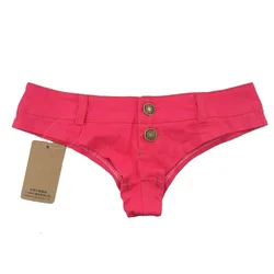 Summer Holiday Beach Women Sexy Low Waist Ripped Denim Jean Shorts