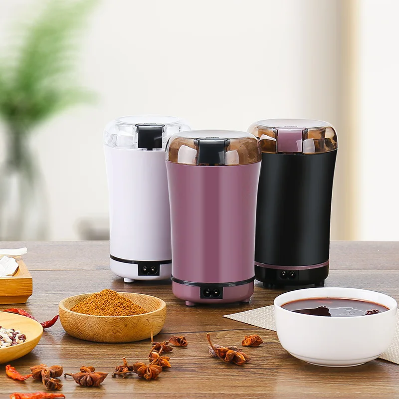 Multifunctional Grinding Machine Mini Electric Coffee Bean Grinder Pulverizer Beans Nuts Grains Mill Grinder Household Product