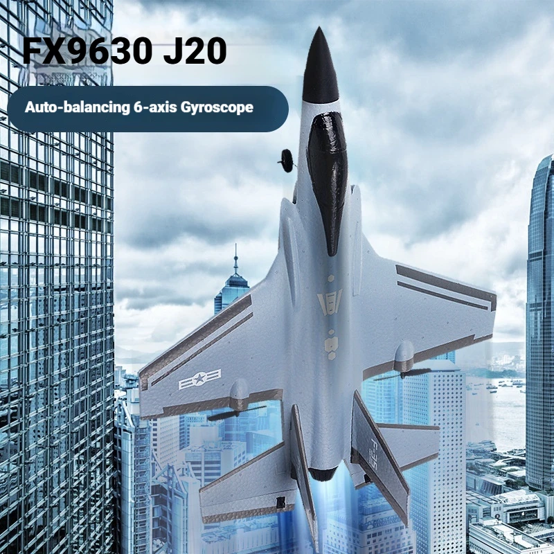 FX9630  RC J20 Ducted Fan Fighter Jet Electric Fixed Wing Airplane EPP Foam Durable RC Model Aircraft Toy For Hobbyists Kids