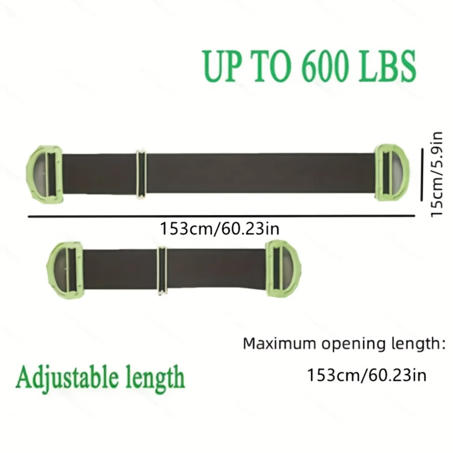 조정 가능한 이동 및 리프팅 스트랩 1개 - 이동 가구 및 매트리스를 쉽고 빠르게 만들 수 있습니다.