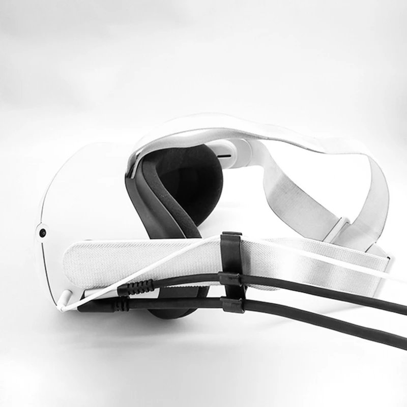 Зажим для кабеля, фиксатор для кабеля, пряжка, портативный зажим для шнура, органайзер для проводов, аксессуары для виртуальной реальности для Oculus Quest 2, гарнитура виртуальной реальности