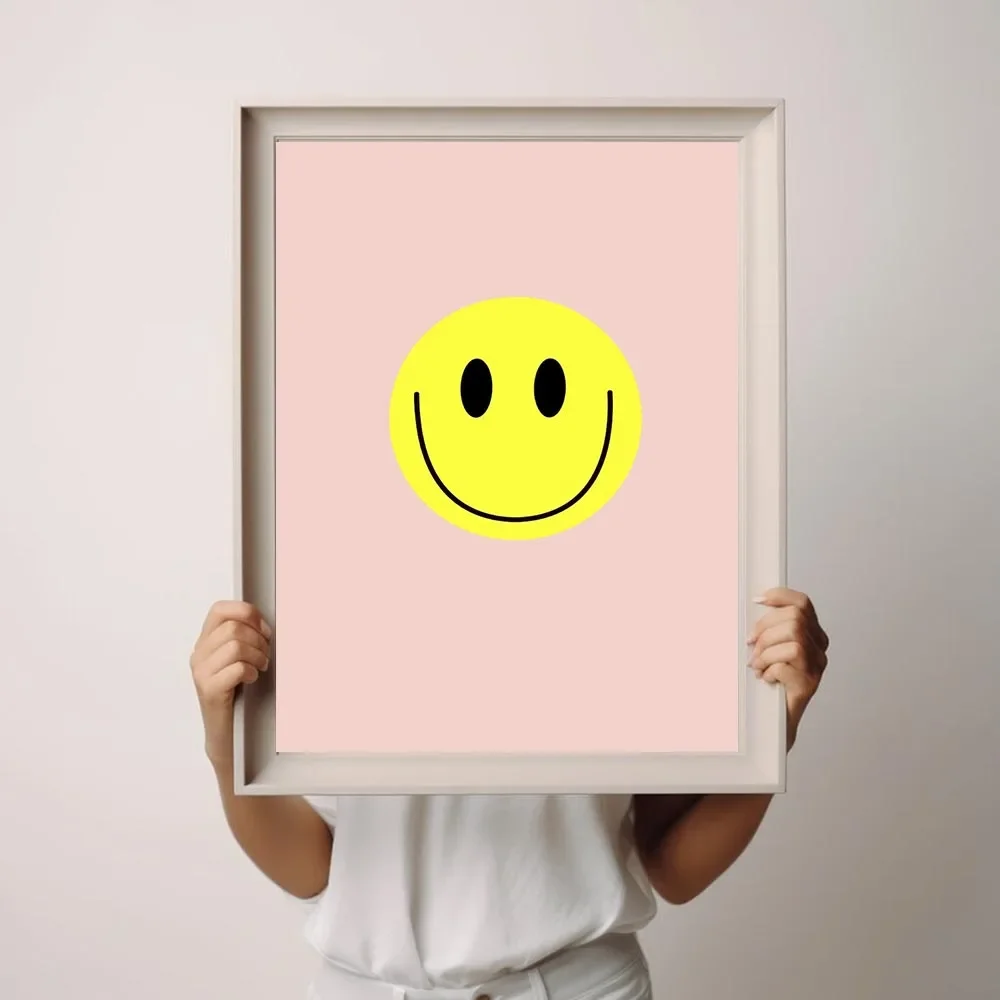 انظر جيدة في كل الأشياء قماش طباعة قماش اللوحة الملصقات الملونة نمط الحياة جدار ديكور فني للمنزل لغرفة المعيشة غير المؤطرة #4