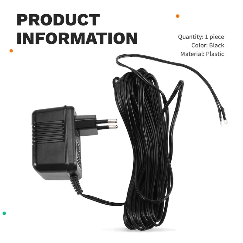 AS95 AC Power Adapter 24V 500mA for Ring Doorbell Thermostat 8M Cord EU Plug Included Transformer
