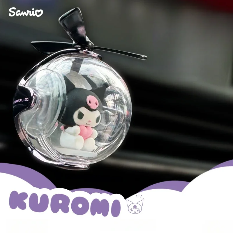 التوابع الجديدة الكرتون سيارة الهواء المعطر الدورية المروحة منفذ العطر التصميم المغناطيسي اكسسوارات السيارات العطور الداخلية هدية