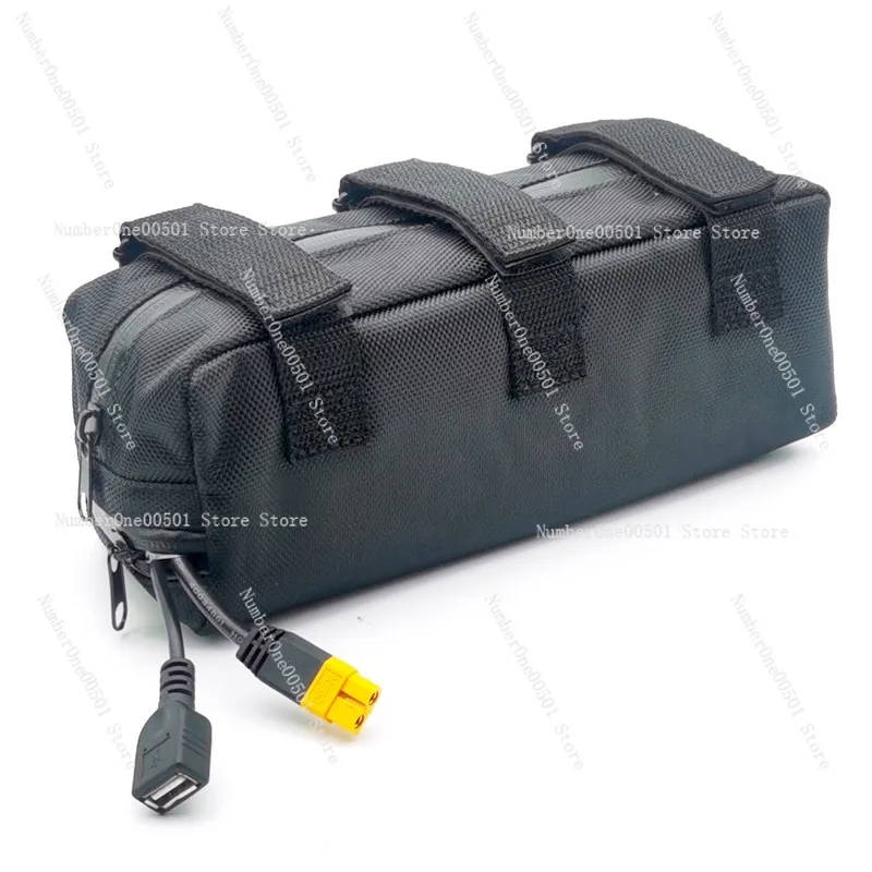 

Bicycle electric booster, large capacity lithium battery 48V with USB power bank and charger