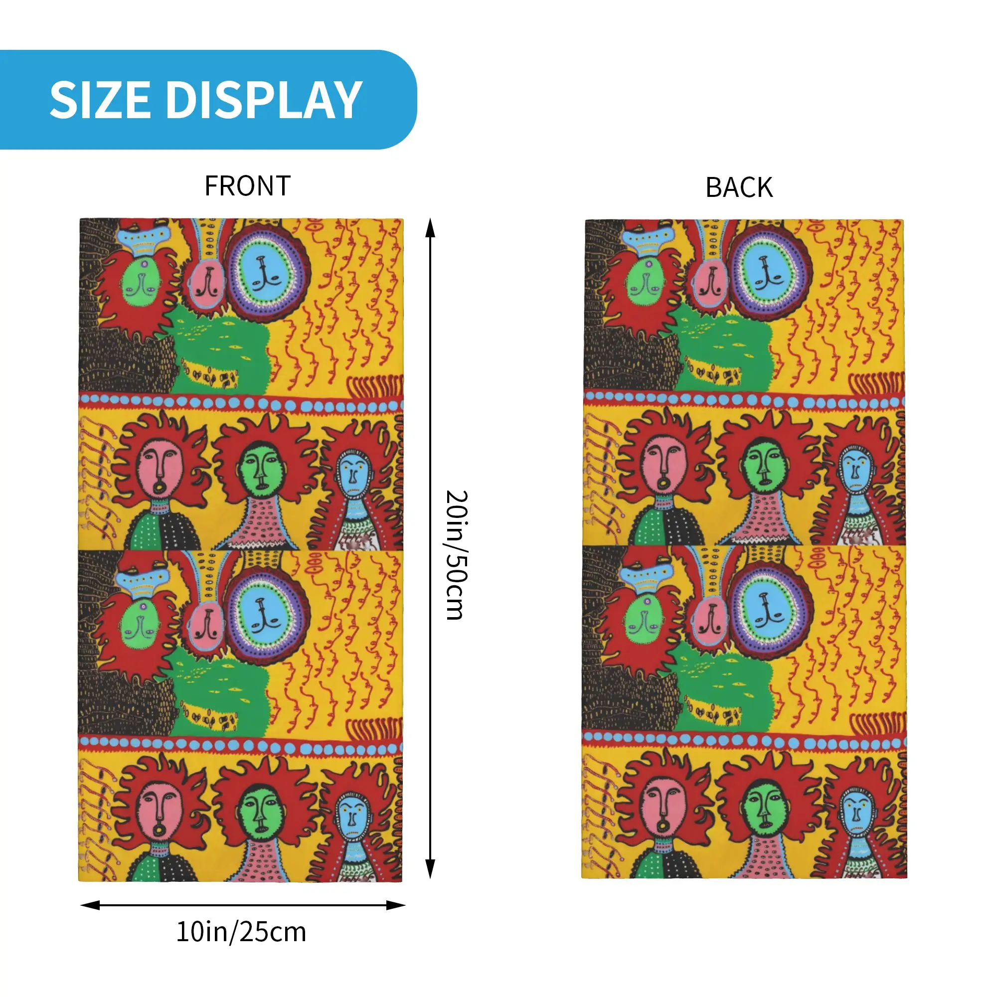 Yayoi Kusama Abstract Pumpkin Bandana Winter Neck Warmer Women Windproof Wrap Face Scarf for Hiking  Gaiter Headband
