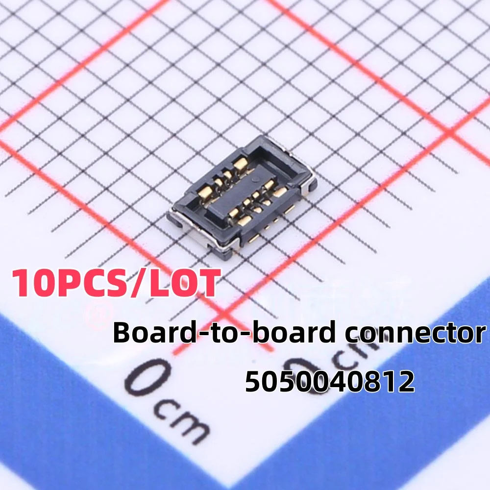 

10 шт./лот 5050040812 505004-0812 6-контактный разъем P = 0,4 мм, новый и оригинальный