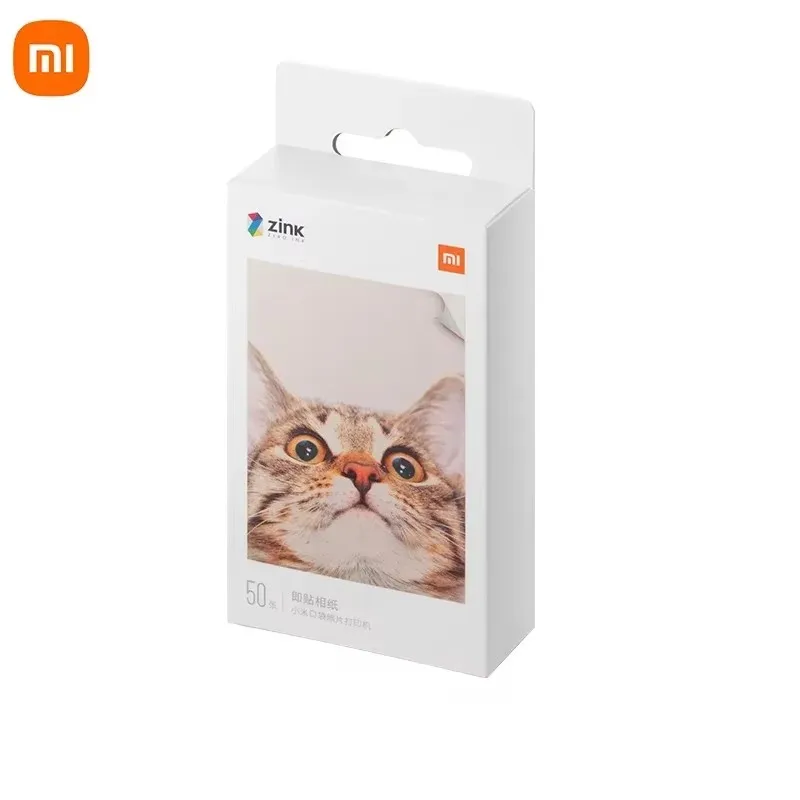 

Оригинальная бумага для карманного принтера Xiaomi ZINK, самоклеящаяся, для фотопечати, 50 листов, для мини-фотопринтера Xiaomi 3 дюйма, 50 шт.