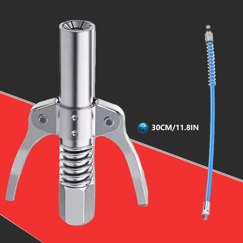 مقرنة مسدس الشحوم للخدمة الشاقة ، PSI ، NPTI/8 ، تحرير سريع ، أداة رأس مضخة الزيت ، فوهة الشحوم بالضغط ، حقنة السيارة ، رأس التشحيم