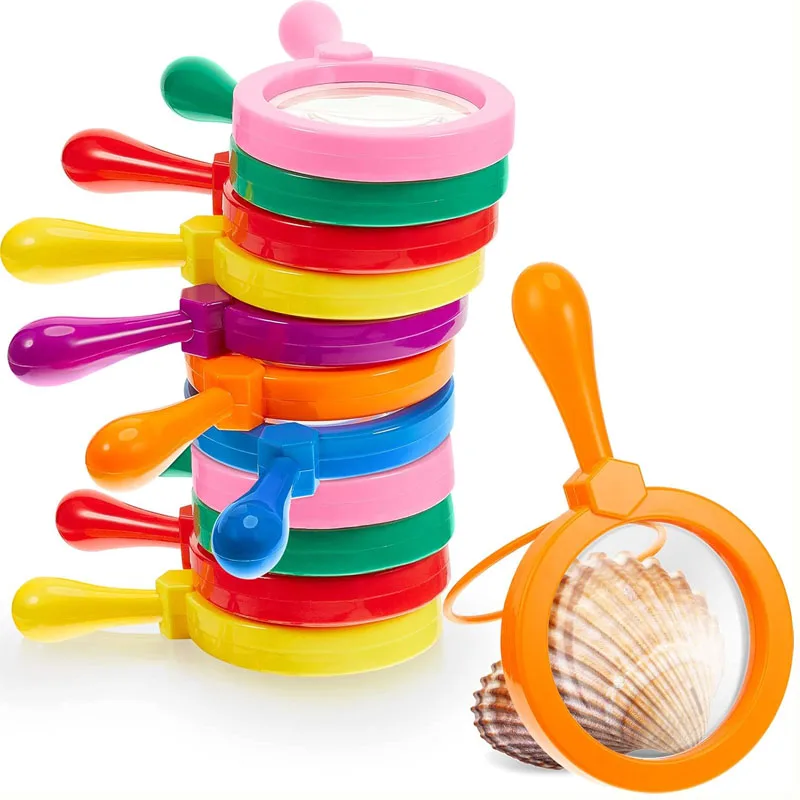 Loupe géante portative avec support, jouet éducatif pour enfants, pour l'exploration, la lecture, l'observation en extérieur