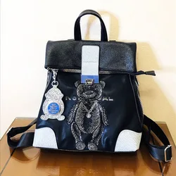 Brand Women Backpack Female High Quality Shoulder Bag Luxury Leather Teenager Girl School Bag Fashion Anti-theft Travel Backpack