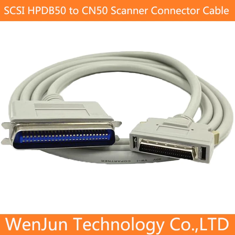 

SCSI HPDB50 Male to CN50 Male Scanner Connector Cable with Snap Shrapnel SCSI DB50 pin to CN50 pin Power Cable 1M 2M