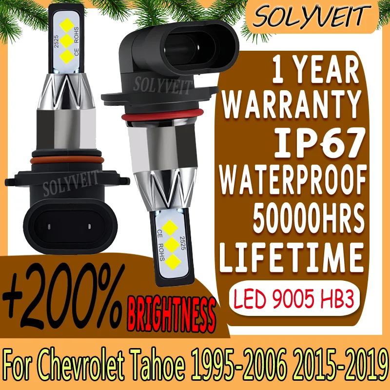 

Easy to Remove Secure Installation Clearer and More Durable High-Quality LED High Beam For Chevrolet Tahoe 1995-2006 2015-2019