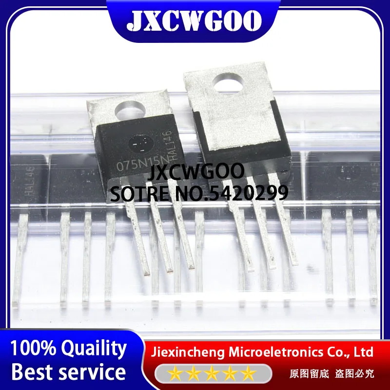 

(10-20-50PCS) IPP075N15N3G 075N15N IPP075N15N TO220 150V 100A MOSFET New orignal