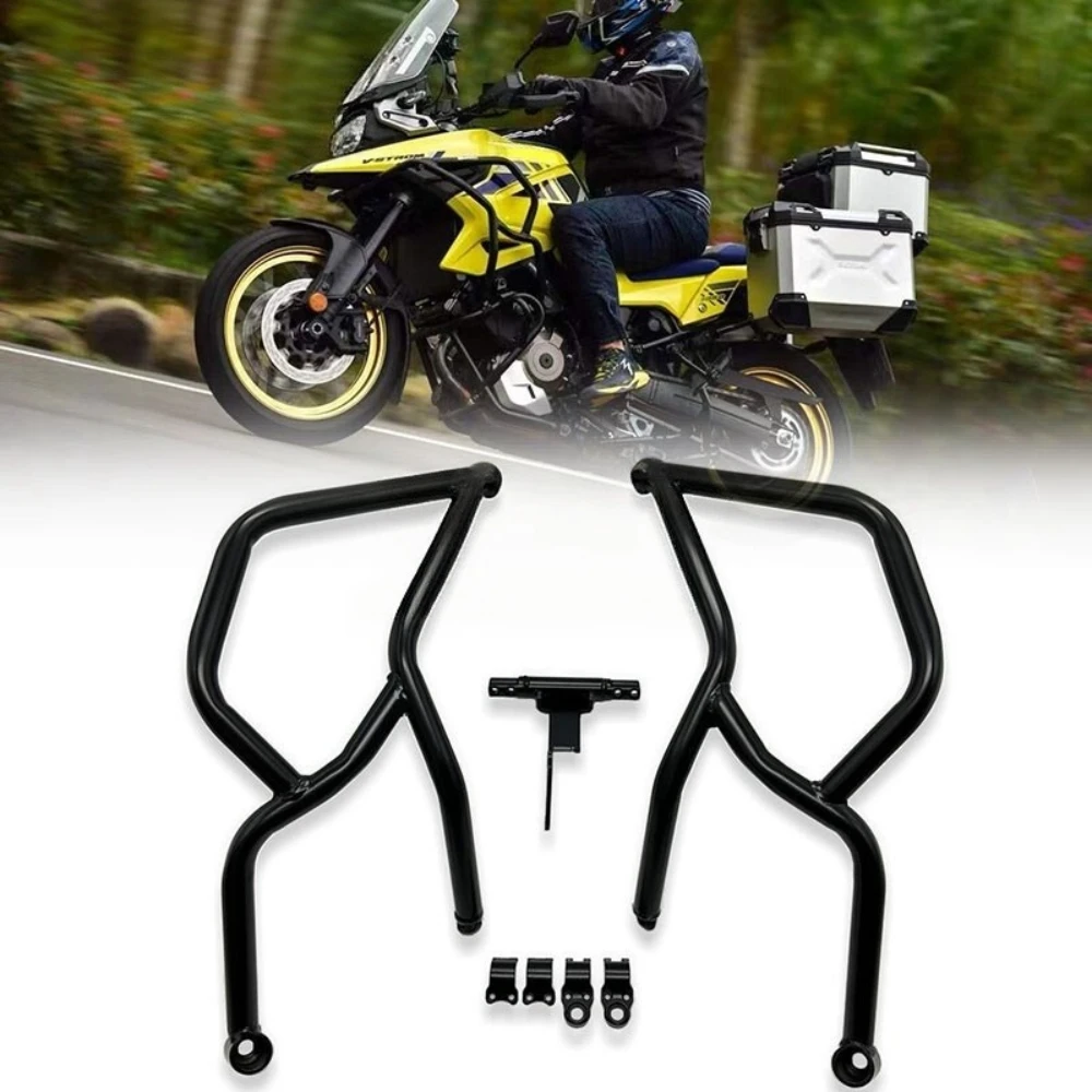For Suzuki V-STROM 1050 VSTROM DL1050 XT 2020-2024 Motorcycle Engine Guard Highway Crash Bar Frame Protection Bumper Accessories