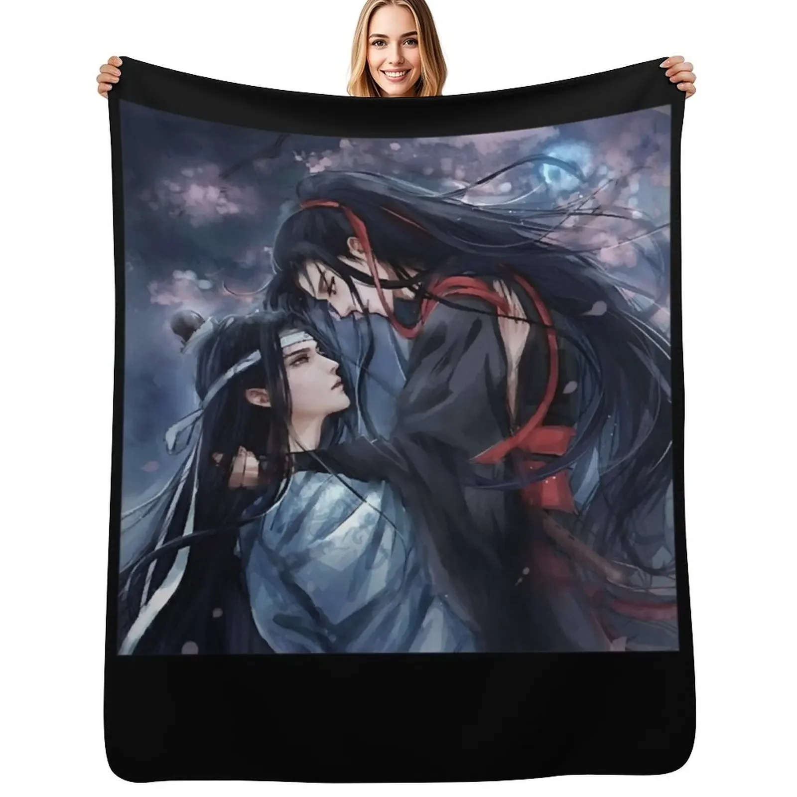 رجل المفضلة مو داو زو شي هدية لعيد ميلاد رمي بطانية Hairys بياضات السرير الفاخرة رشاقته أفكار هدية عيد الحب بطانية