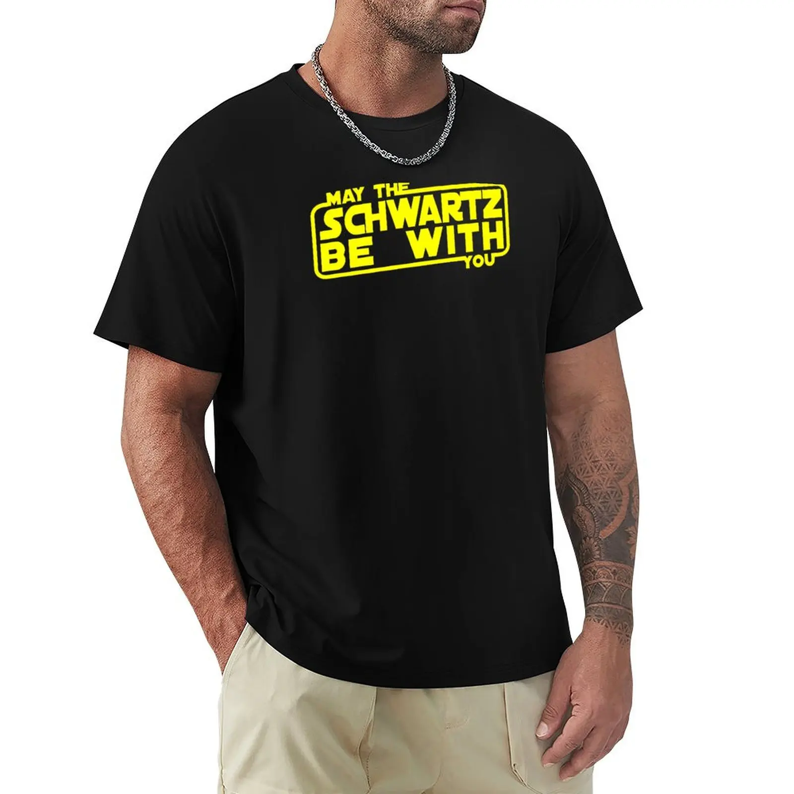 May The Schwartz Be With You I Spaceballs SciFi Science Fiction Space Aliens ALF T-Shirt anime t shirts oversize T-Shirt