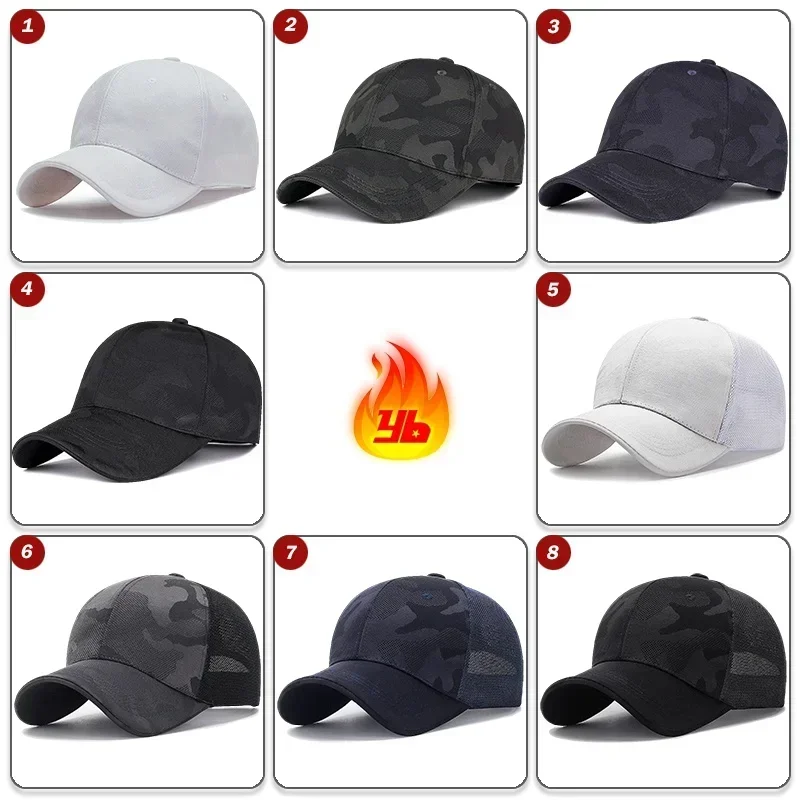 Wiosna i jesień nowa kamuflażowa czapka z daszkiem wypoczynek na świeżym powietrzu prosty kapelusz przeciwsłoneczny mężczyźni i kobiety czapka golfowa Trucker Caps Dad Hats