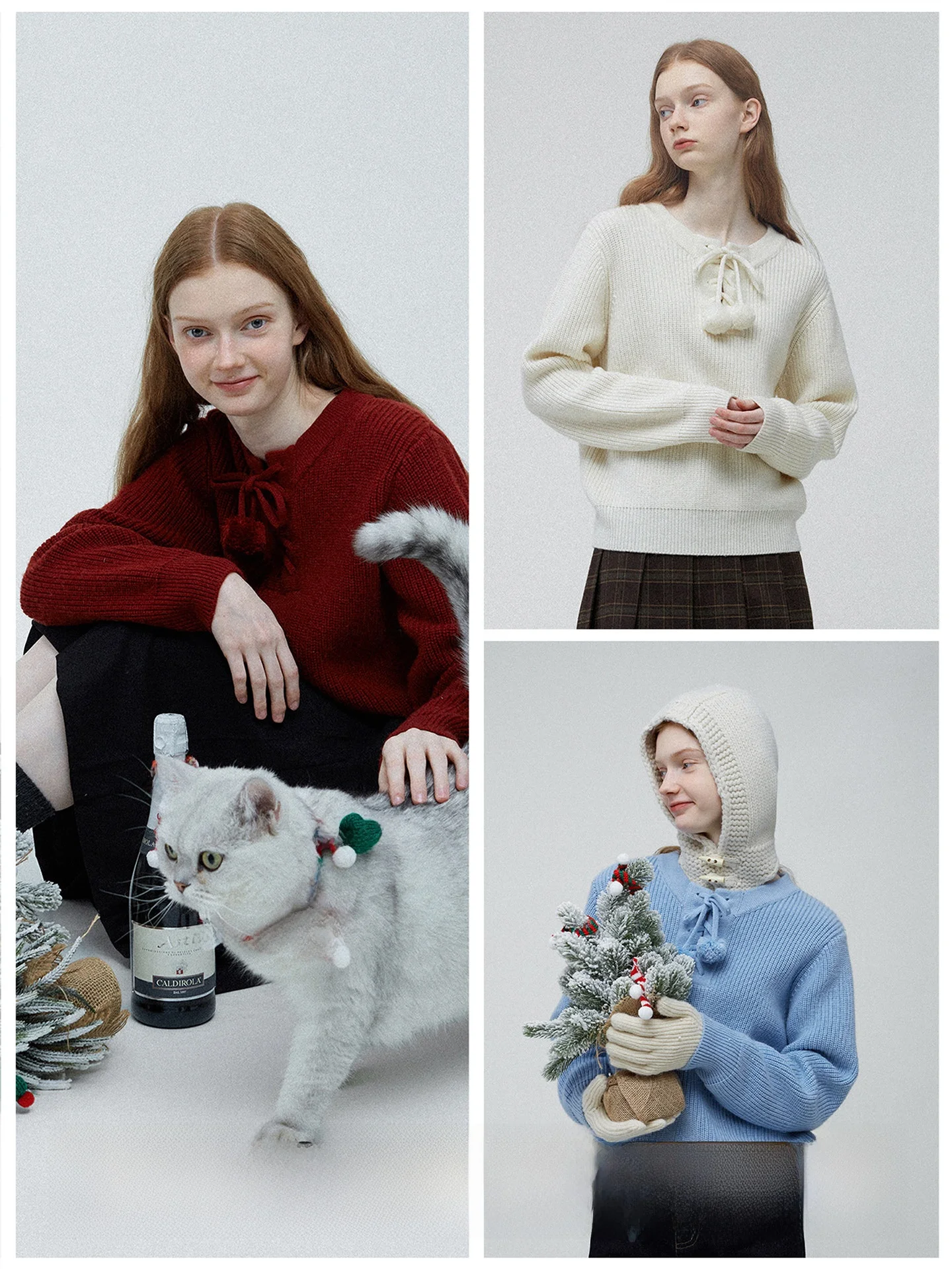 

Veega Chic вязаный свитер круглый Ne пуловер с завязками в полоску с поясом трикотаж теплый термопрямой крой Long Sve зима