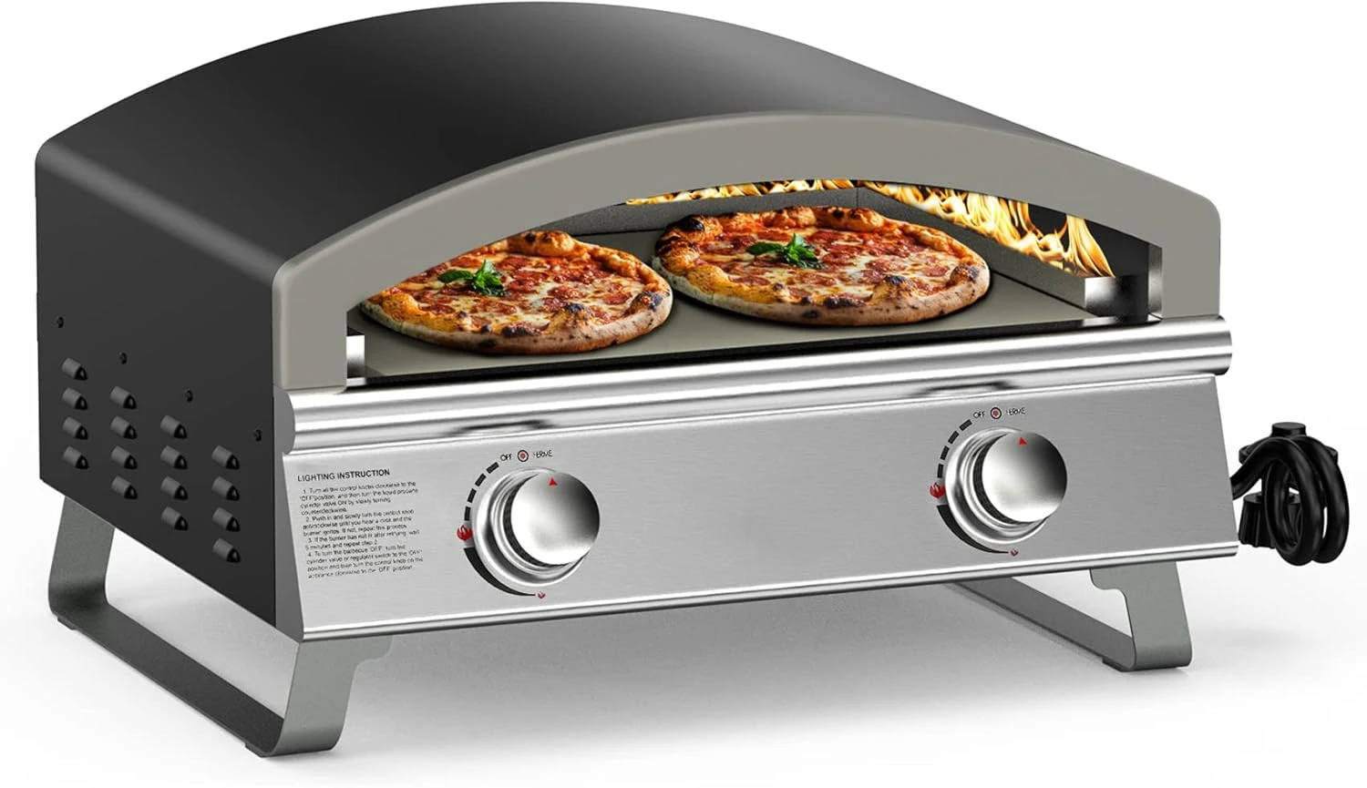 Outdoor Gas Pizza Oven Makes 2 or Extra Large , 25