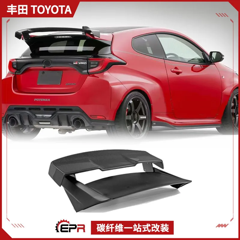 

Suitable for Toyota GR Yaris Carbon Fiber VRS 2 Large Tail Top Wing Modification Fixed Wind Wing