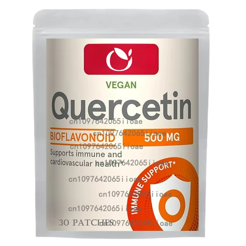

Прозрачные пластыри Quercetin с бромолетом, цинком, витамином D3, пожизненной ягодой, 30 пластырей для иммунитета