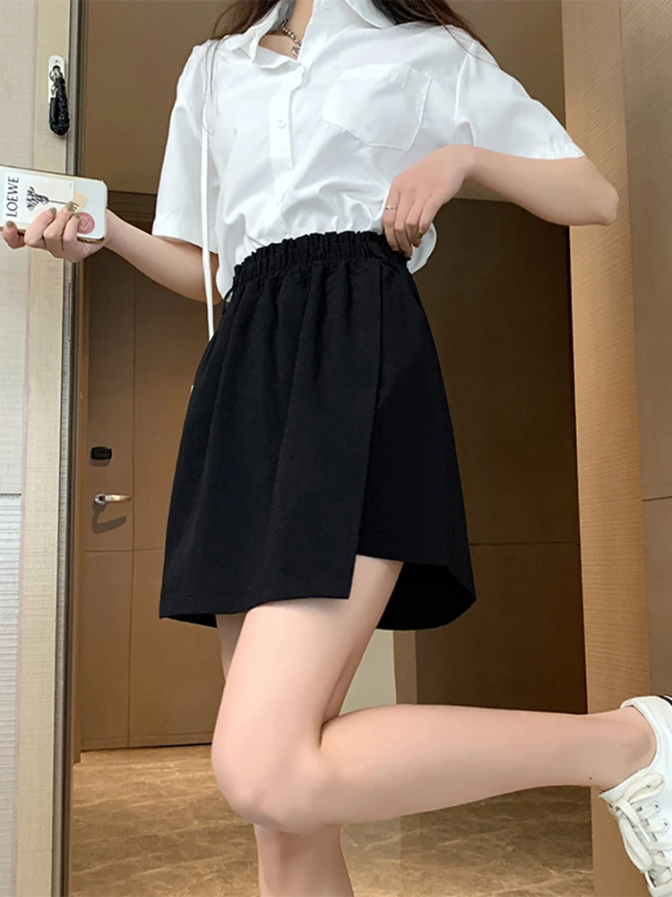 Loose Plus Size Skirts Shorts Woman - Image 4
