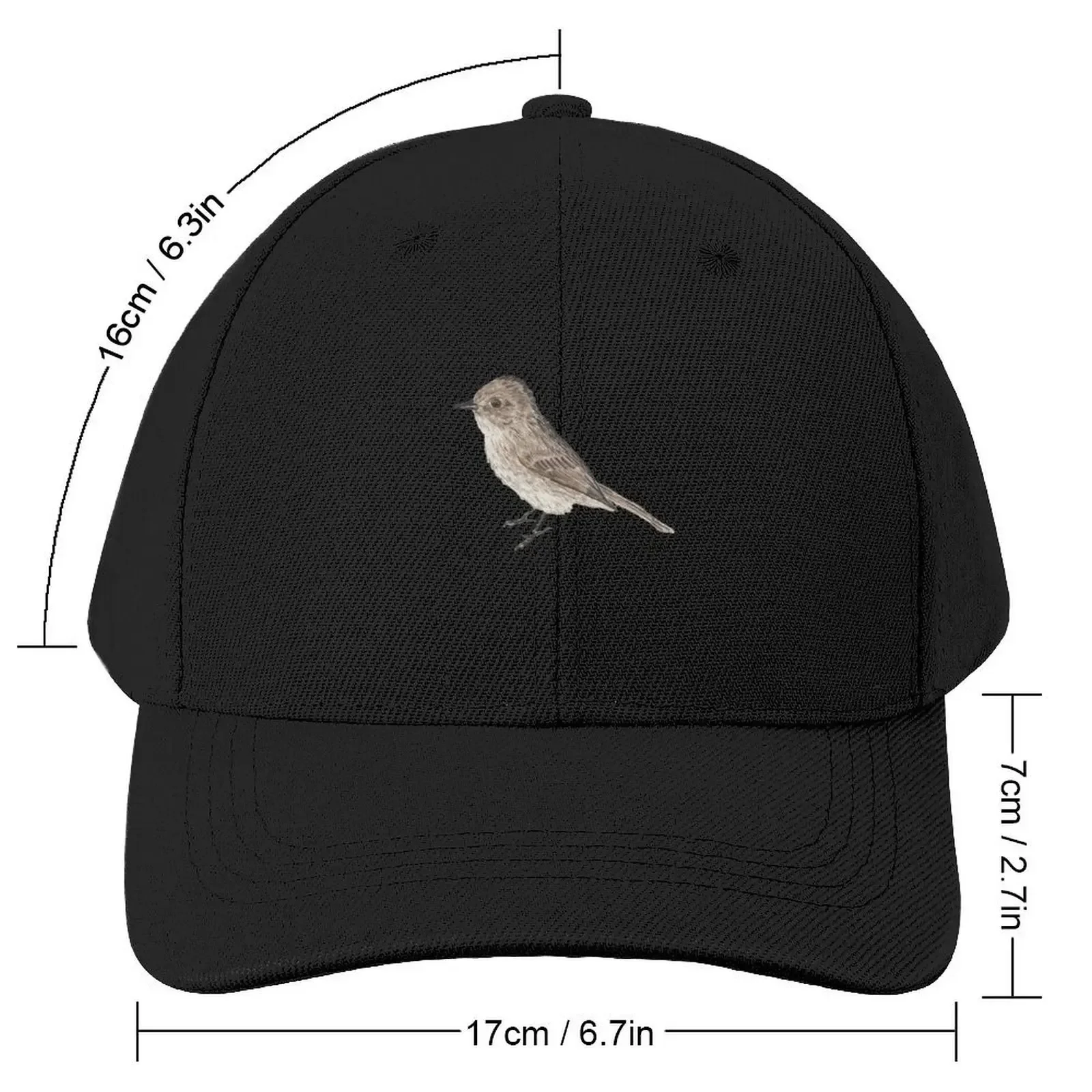 Phoebe Bird *transparent* Baseball Cap Trucker Hat Hat Luxury Brand fishing hat Man For The Sun Mens Caps Women's