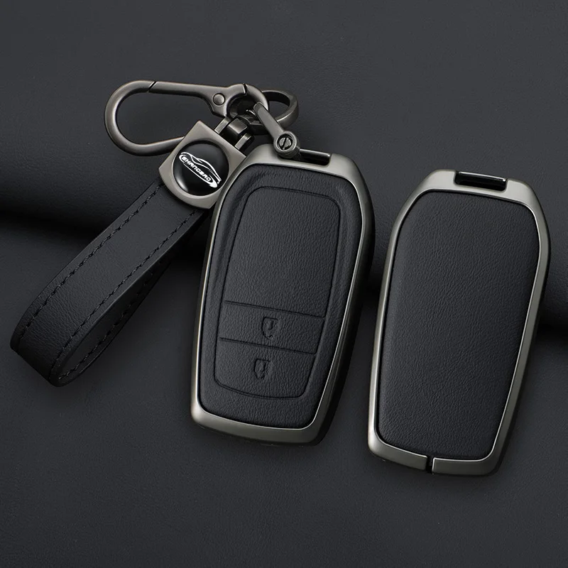 Car Remote Key Case Cover for Toyota GR RAV4 Crown Hilux Fortuner Corolla SE 2023 Camry Yaris Land Cruiser Prado Venza Accessory