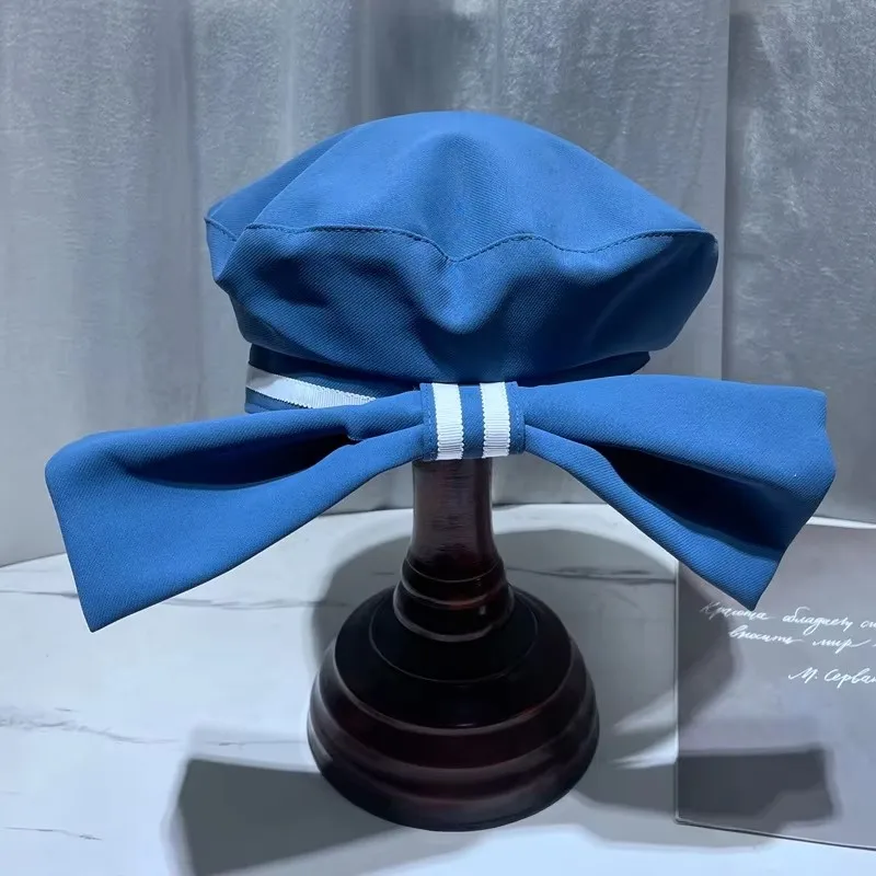 Japanese Sweet Cute Bow Beret Female Summer Sunshade Sailor  display picture 1