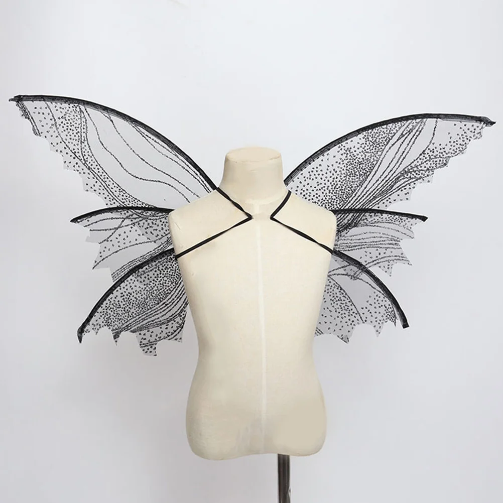 

1 set 1 Set Fairy Wings Costume Butterfly Angel Wing For Kids Adults Lightweight Party Halloween Cosplay Role Play Decor
