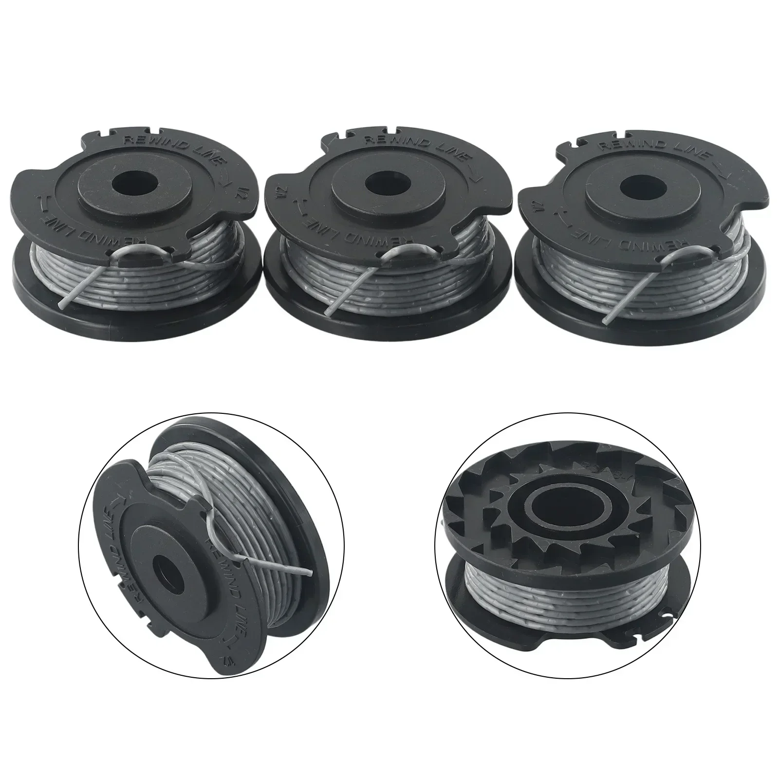 

Line Spool 3pc Line Spool for Bosch EasyGrassCut 18 230 18 26018 23 26 18 26 F016800569 5m Cutting Thread Nylon Material