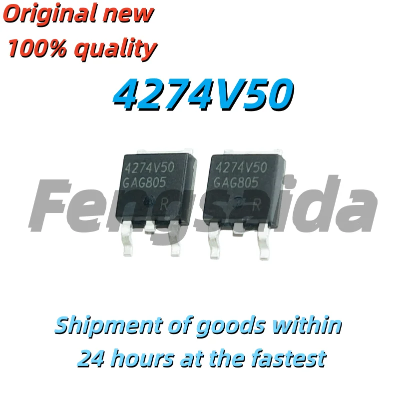 (5 pieces) 100% brand new 4274V50 TLE4274DV50 Warehouse Stock TO-252 Power Voltage Regulator Switch